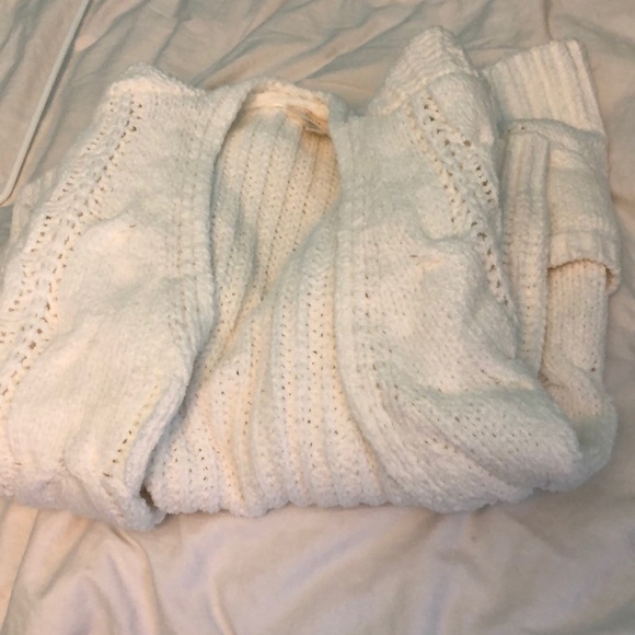 New white knit cardigan plush - Picture 3 of 3